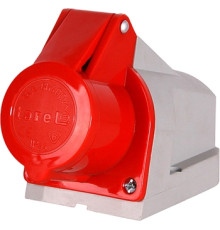 Силовая розетка стационарная 3Р+Z, 400В, 16А, IP44, Tarel