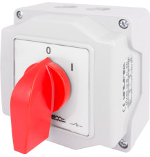 Пакетный переключатель в корпусе, 3p, 0-1, 25А, IP44, LK25/2.211-ОВ/45 TAREL