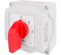 Пакетный переключатель в корпусе, 0-1-2, 25А, IP44, LK25/4.322-ОВ/45 TAREL
