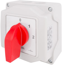 Пакетный переключатель в корпусе, 0-1-2, 25А, IP44, LK25/4.322-ОВ/45 TAREL