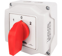 Пакетный переключатель в корпусе, 3p, 1-0-2, 25А, IP44, LK25/3.323-ОВ/45 TAREL