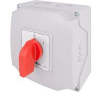 Пакетный переключатель в корпусе, 3p, 0-1, 40А, IP44, LK40/2.211-ОВ/45 TAREL