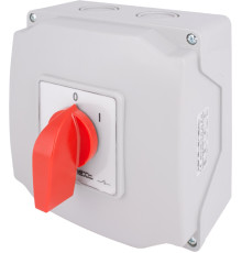 Пакетный переключатель в корпусе, 3p, 0-1, 40А, IP44, LK40/2.211-ОВ/45 TAREL