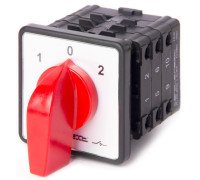 Пакетный переключатель щитовой, на DIN – рейку, 3p, 1-0-2, 40А, LK40/3.323-SP/45 TAREL