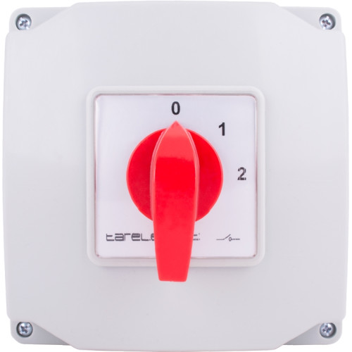 Пакетный переключатель в корпусе, 0-1-2, 63А, IP44, LK63/4.322-ОВ/45 TAREL 8824-200