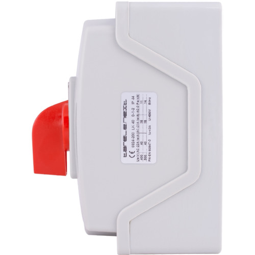 Пакетный переключатель в корпусе, 0-1-2, 63А, IP44, LK63/4.322-ОВ/45 TAREL 8824-200