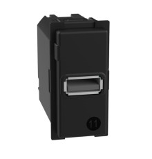 Механизм зарядного устройства USB тип - А 15 Вт/3000мА 1 модуль. Bticino Living Now. K4191A