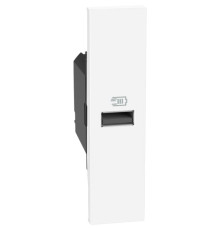 Розетка USB на тип - А 15 Вт/3000мА 1 модуль, белый, Bticino Living Now