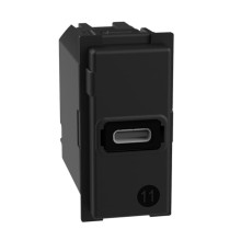 Механизм зарядного устройства USB тип - C 20 Вт/3000мА 1 модуль. Bticino Living Now. K4192C