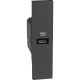 Розетка USB на тип - C 20 Вт/3000мА 1 модуль, черный, Bticino Living Now