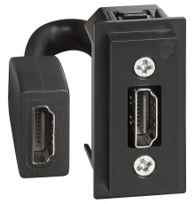 Механизм розетки HDMI с предварительным подключением 1 модуль. Bticino Living Now. K4284P