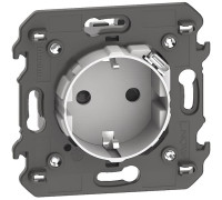 Механизм розетки электрической с USB зарядкой 2R+З/USB тип C ~250В 16А/=5В 1.5А 2 модуля. белый. Bticino Living Now. KW4141USB