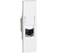 Розетка компьютерная RJ45 cat5e UTP 1 модуль, белый, Bticino Living Now