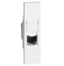 Розетка компьютерная RJ45 cat5e UTP 1 модуль, белый, Bticino Living Now