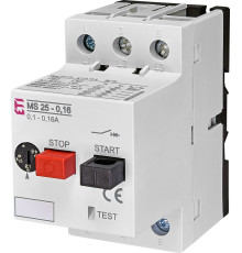 Автомат защиты двигателя 0,16А, MS25-0,16 ETI 4600010
