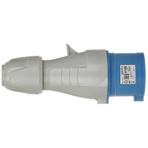 Силовая вилка 32A, 230В, 3 полюса, Tempra Pro 555234 Legrand