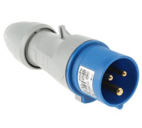 Силовая вилка 32A, 230В, 3 полюса, Tempra Pro 555234 Legrand