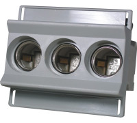Держатель низковольтного предохранителя D02 N/3-K 3p (63А, E18)
