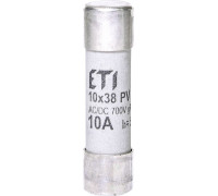 Сверхбыстрый предохранитель CH 10x38 gR 10A 700V (50kA AC) для защиты полупроводников