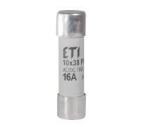 Сверхбыстрый предохранитель CH 10x38 gR 16A 700V (50kA AC) для защиты полупроводников