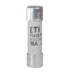 Сверхбыстрый предохранитель CH 10x38 gR 16A 700V (50kA AC) для защиты полупроводников