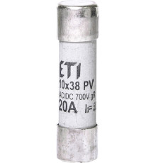 Сверхбыстрый предохранитель CH 10x38 gR 20A 700V (50kA AC) для защиты полупроводников