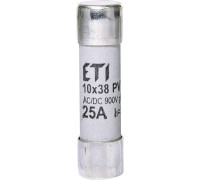 Сверхбыстрый предохранитель CH 10x38 gR 25A 900V (50kA AC) для защиты полупроводников