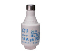 Сверхбыстрый предохранитель DII UQ 20A 500V gR (50 kA) для защиты полупроводников