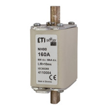Предохранитель для защиты аккумуляторных батарей 160A 80V DC, NH-00 Battery