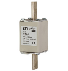 Предохранитель для защиты аккумуляторных батарей 250A 80V DC, NH-1 Battery