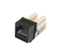 Компьютерный разъем RJ-45 UTP KeyStone, черный, 11014623 Hager