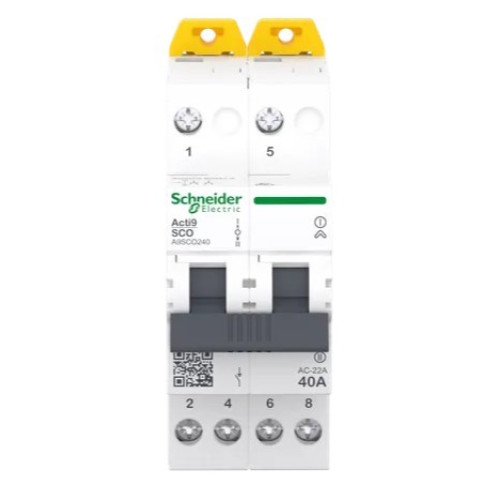 Переключатель ввода резерва 40А, 2 полюса, iSSW Acti9 Schneider Electric A9SCO240