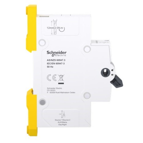 Переключатель ввода резерва 40А, 1 полюс, iSSW Acti9 Schneider Electric A9SCO140