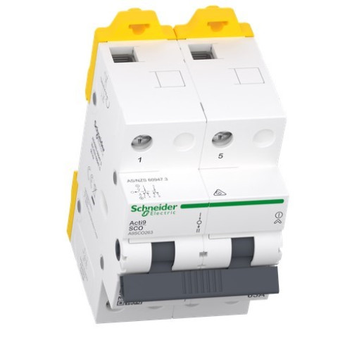 Переключатель ввода резерва 63А, 2 полюса, iSSW Acti9 Schneider Electric A9SCO263