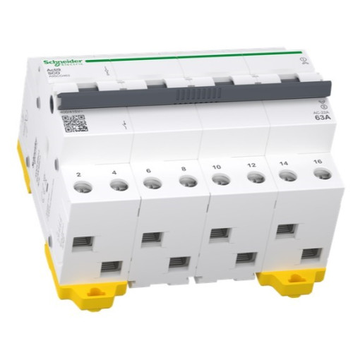 Переключатель ввода резерва 63А, 4 полюса, iSSW Acti9 Schneider Electric A9SCO463