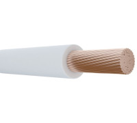 Провод ПВ-3 25 мм кв, белый, ЗЗЦМ