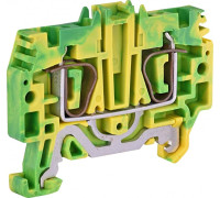 Клемма пружинная заземляющая ESP-HTE.4 (4 мм кв, желто-зеленый)