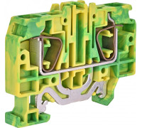 Клемма пружинная заземляющая ESP-HTE.10 (10 мм кв, желто-зеленый)