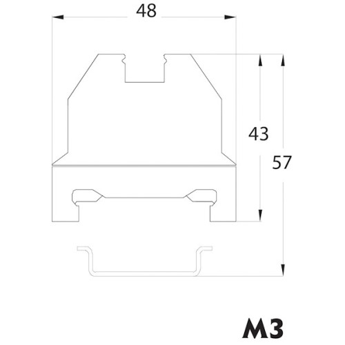 Клемма заземления VS 4 PE ETI 3901476