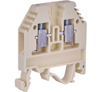 Клемма винтовая под предохранитель с втулкой VSV 4 PA (4 mm2_бежевая)