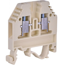 Клемма винтовая под предохранитель с втулкой VSV 4 PA (4 mm2_бежевая)