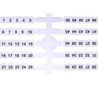 Маркировочная табличка (200шт.) EO3 (1-50)