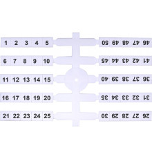 Маркировочная табличка (200шт.) EO3 (1-50)