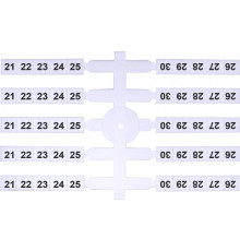 Маркировочная табличка (200шт.) EO3 (21-30)
