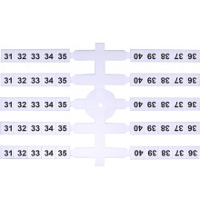 Маркировочная табличка (200шт.) EO3 (31-40)
