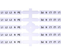 Маркировочная табличка (200шт.) EO3 (L1, L2, L3, N, PE)