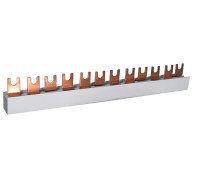 Шина питания IZ10/L1NL2NL3N/54 (10мм кв, 3P+N, 1м, Fork, 54mod.)