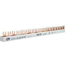 Шина питания IZ 10/L1NL2NL3N/54E (10мм кв, 3P+N, 1.00м, Fork, 54mod.)