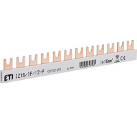 Шина питания IZ 16/1F/12 (16мм кв, 1P, 0.21м, Fork, 12mod.)