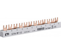 Шина питания IZ 16/3F/12 (16мм кв, 3P, 0.21м, Fork, 12mod.)